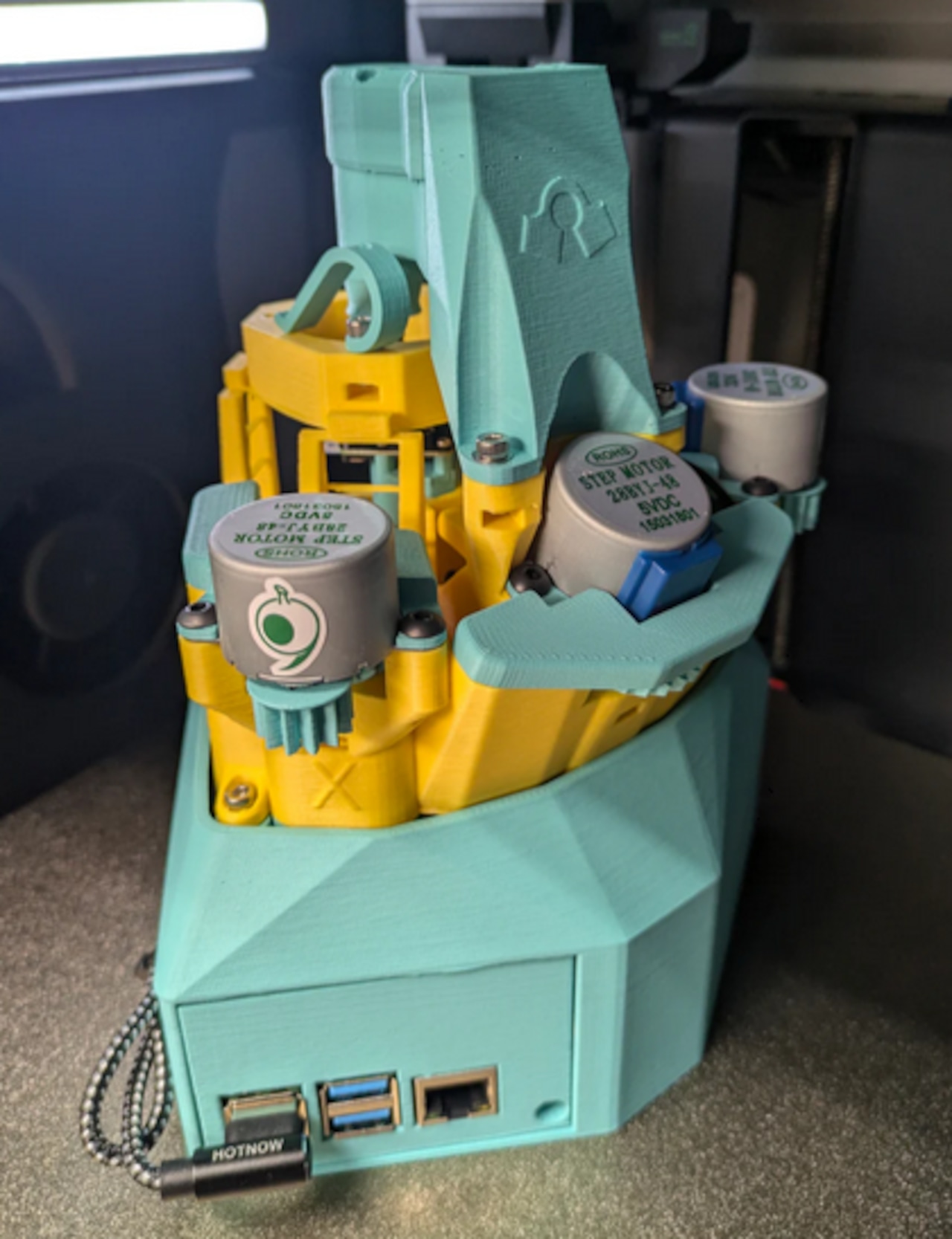 OpenFlexure Microscope 本体 — フィールドワーカーズ製完成品